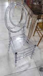 Chaise en acrylique, ensemble de tables à manger et de chaises pour fêtes en plein air, tables de banquet, chaise Chiavari empilable transparente - Product Image 3