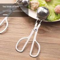 Alat Pembuat Bakso Klip Pembentuk Bakso Isi Anti Lengket untuk Pemula Sendok Masak Stainless Steel