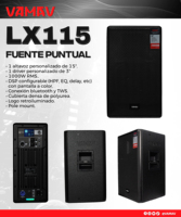 VAMAV NOVA LX115 Speaker Monitor Aktif 15 Inci, 131dB, 45Hz-19kHz, Sistem Suara Kuat 1000W RMS, Speaker PA Kayu untuk Bar dan DJ
