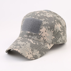 Wholesale <strong>Hook</strong> and <strong>Loop</strong> Fastener Men Camouflage Sports Cap Outdoor Dress Camo Baseball <strong>Hat</strong> for Men