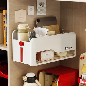 Étagère de rangement de cuisine Tocen 50x30cm murale avec fenêtre transparente pour légumes et essuie-tout - Product Image 3