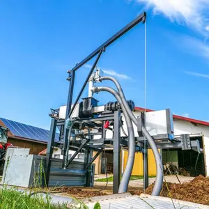 Nieuw Ontwerp Ontwatering Voor Varkensrioolwaterbedrijf Gebruik Mest Water Scheiden Efficiënte Biogasresidu Ontwateringsmachine