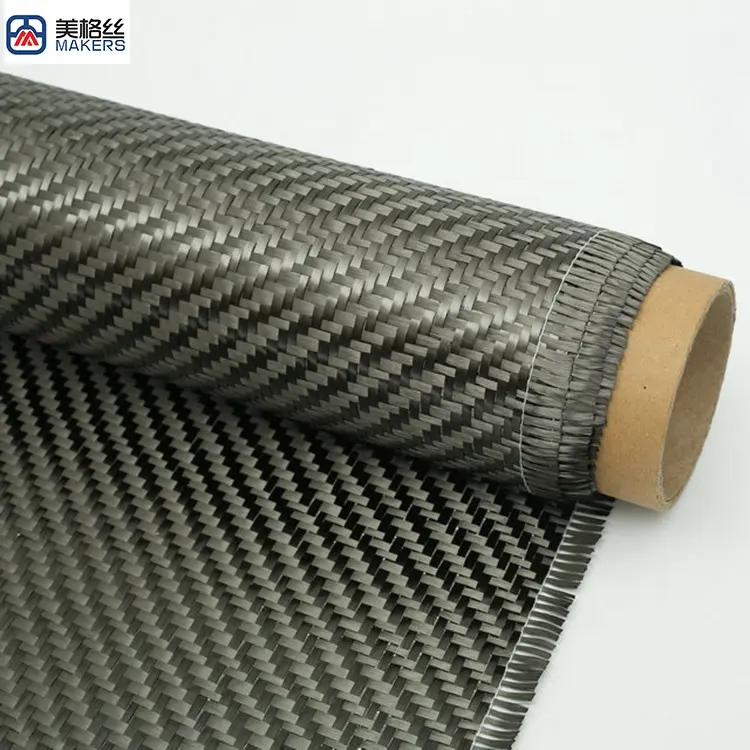 利用可能な3K 220gsm本土の糸ツイル炭素繊維織布炭素繊維布ロール1.5m幅