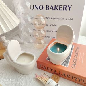 Unique <strong>Toilet</strong> Shape Aromatherapy <strong>Candles</strong> Smokeless <strong>Scented</strong> Soy Wax <strong>Scented</strong> <strong>Candles</strong> with Hand Gifts - Product Image 2