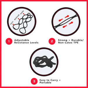 Xách tay bền tập thể dục tại nhà cơ bắp đào tạo tập thể dục tập thể dục ban nhạc kháng ban nhạc - Product Image 4