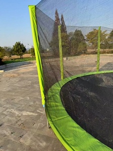 Nouveau design de trampolines pour adultes et enfants Trampoline rond vert de fitness avec filet pour enfants - Product Image 4