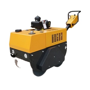 รถบดถนนแบบสั่นสะเทือน Changfa Engine แบบสองลูกกลิ้ง ขับเคลื่อนด้วยระบบไฮดรอลิก - Product Image 1
