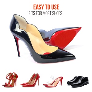 Protection de semelle de chaussure rouge, remplacement de coussinets de semelle de chaussure pour chaussures <span class=keywords><strong>Louboutin</strong></span>, poignées de chaussure rouges auto-adhésives pour talons hauts - Product Image 6