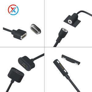 Hochleistungsfähiges magnetisches Kabel 2 3 4 5 6 7 8-polig Pogo-Pin wasserdichtes Lade-Magnetsteckerkabel - Product Image 2
