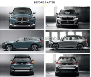 M paraurti auto per 2023 + BMW X1 U11 U12 to M Tech Body kit diffusore posteriore tubo di scarico anteriore MT paraurti posteriore auto