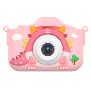 Mini caméra numérique pour enfants étanche 1080P HD avec objectif grand angle 120°, mémoire intégrée de 32 Go, étui en silicone - Product Image 2
