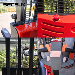 2024 sıcak satış tam elektrikli kendinden kaldırıcı istifleyici <span class=keywords><strong>1500kg</strong></span> 2000kg 3-4m satılık palet istifleyici Forklift üzerinde standı - Product Image 4