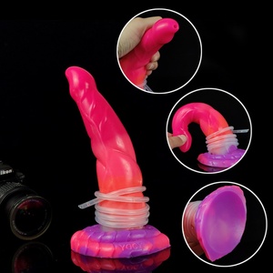 YOCY Squirting Monster - Dildo Luminoso de Silicona Colorida para Mujeres, Juguete Erótico para Masturbación, Masaje Anal, Sex Shop - Product Image 2