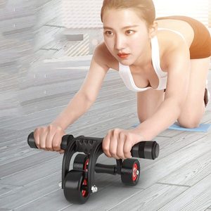 Roue abdominale pliable pour hommes et femmes, <span class=keywords><strong>3</strong></span> <span class=keywords><strong>roues</strong></span>, pour l'entraînement des muscles abdominaux - Product Image 6