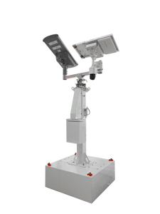 Xách tay <span class=keywords><strong>CCTV</strong></span> tháp trên kính thiên văn mast với điện thoại di động cơ sở và năng lượng mặt trời máy ảnh - Product Image 4