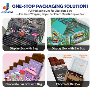 Hộp giấy carton trắng chất lượng thực phẩm, in logo tùy chỉnh màu sắc đầy đủ, dùng để đóng gói thanh sô cô la sữa Dubai - Product Image 3