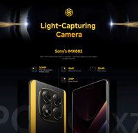 Poco X7 8+256G Octa Core, Teléfono Inteligente con Carga Rápida de 60W, Teclado QWERTY, Reconocimiento Facial, LTE, Cámara de Belleza para Juegos, Inglés