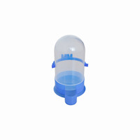 Mangeoire et abreuvoir automatiques pour pigeons, double usage, réglage de l'heure, étanche IPX5, écologique, design en plastique solide, course
