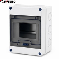 Caja de Distribución Wanbo-395 IP65 Impermeable, Resistente al Polvo y a la Corrosión para Exteriores