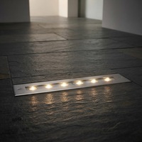 Lumière linéaire LED sous-marine IP68, étanche, en métal, DC24V, garantie de 2 ans, lampe de spot pour fontaine, piscine, étang, jardin, paysage