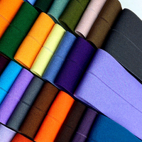 Sangle élastique en polyester couleur unie effet velours, largeur 4-12 cm, pour bordure de jupe en maille et ceinture – Stock direct usine