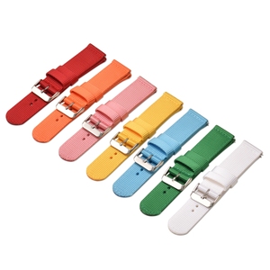 Vendita calda colorata 18mm 20mm 22mm a sgancio rapido in Nylon spesso cinturino sportivo cinturino in due pezzi cinturino da polso per <span class=keywords><strong>Samsung</strong></span> - Product Image 3