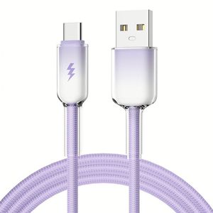 สายชาร์จเร็วแบบพรีเมียม 3A ทนทาน ใช้งานได้กับโทรศัพท์ทุกรุ่น สาย USB เป็น Type C - Product Image 2
