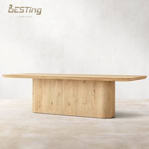 <span class=keywords><strong>Table</strong></span> à manger moderne australienne personnalisable en bois massif/marbre/micro-ciment - Product Image 4