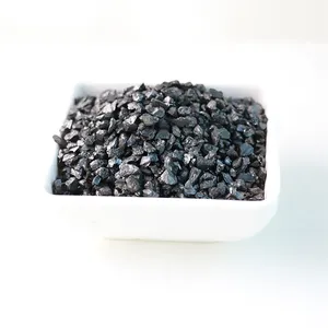 Granello nero calcinato Coke di petrolio materia prima carbone antracite additivo carbonio