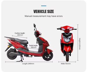 Scooter rapide Radiwin pour adultes, 120 km/h, export, avec certification EEC DGT COC CE, avec pédales - Product Image 4