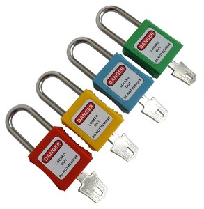 Histay-candado de seguridad de plástico, 38mm, con grillete de acero - Product Image 3