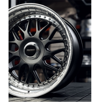 Personnaliser Luxueux 2/3 pièces de roues forgées légères pour toutes les voitures de tourisme 6061-T6 Deep Lip