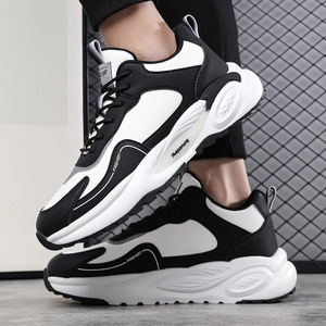 Men's Summer Solid Mesh Slip-On Sneakers Round Toe Breathable Lightweight Casual Walking Shoes <b>Rubber</b> Outsole - Product Image 3