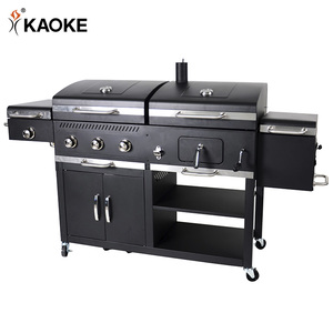 <span class=keywords><strong>Barbecue</strong></span> hybride au charbon de bois et au gaz de 72 pouces BBQ Grill combiné <span class=keywords><strong>Barbecue</strong></span> d'extérieur aux normes européennes - Product Image 1