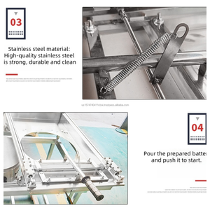 Machine à cuire automatique à gaz pour tortillas et crêpes fines, production continue (10 pièces/min) - Product Image 3