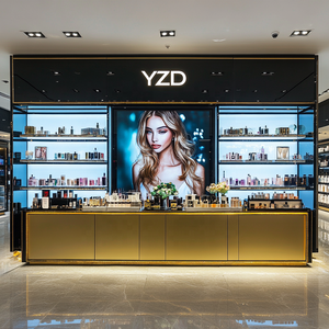 5 Tier sơn móng tay hiển thị 360 acrylic xoay hiển thị giá tổ chức đứng trang điểm mỹ phẩm lưu trữ hộp <span class=keywords><strong>Carousel</strong></span> kệ - Product Image 5