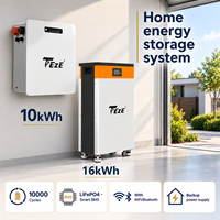 200A BMS, 10kWh 16kWh 314Ah Baterai ESS Rumah Tangga LiFePO4 Sel Grade A+, 10000+ Siklus, Fungsi WiFi & Penyeimbangan Aktif