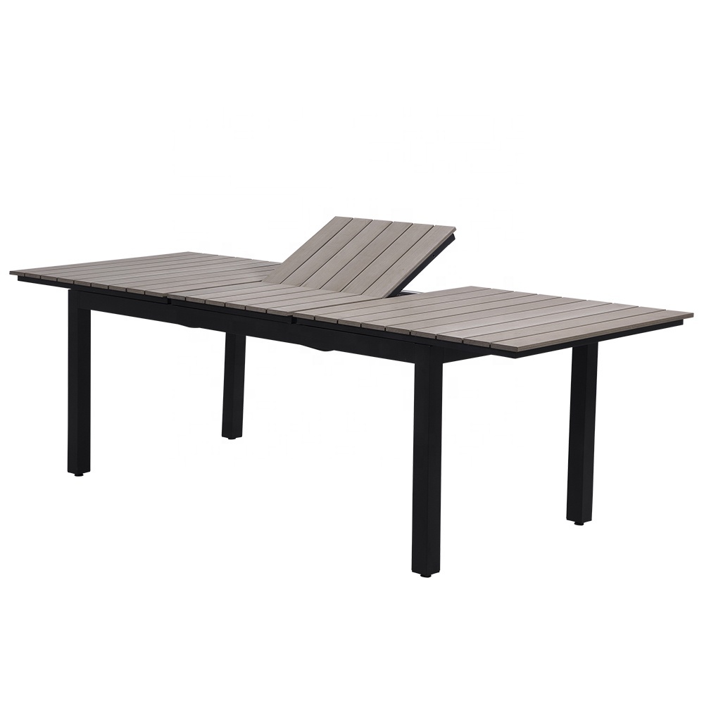 Zhejiang Produit Qualité Assurée Pliant Extensible Table À Manger En Bois avec Des Chaises 6 Places
