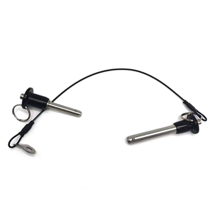 Pasadores de Bloqueo de Bola de Acero Inoxidable de Aleación M5-M25 con Botón de Presión y Liberación Rápida, con Cable de 24cm y Acabado Pulido - Product Image 3