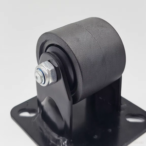 Fabrikpreis Nylon Starre 2-Zoll Feststehende Schwerlast-Industrierollen Kugellager 300kg Tragfähigkeit Langlebiger Trolley 1 Jahr Garantie - Product Image 5