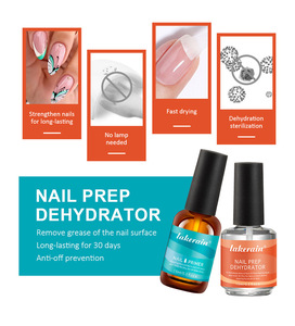 Kit de base et déshydratant pour ongles sans acide, marque privée OEM, pour <span class=keywords><strong>manucure</strong></span> longue durée au gel, acrylique et poudre, sans besoin de UV - Product Image 5