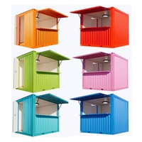 Offre Spéciale : Mini Conteneur Mobile Pop-up de 3 m pour Café Extérieur, Boutique de Thé au Lait, Magasin Éphémère