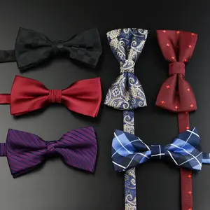 Formal Men's Business Wedding Bow Tie Male Dress Shirt Suit Self Tied Bow-tie