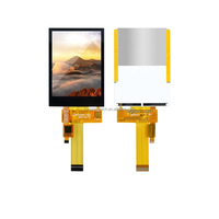 Layar LCD TFT 2.4 inci sentuh kapasitif ST7789/ILI9341 Driver SPI Antarmuka 240*320 resolusi 18Pin Plug-in