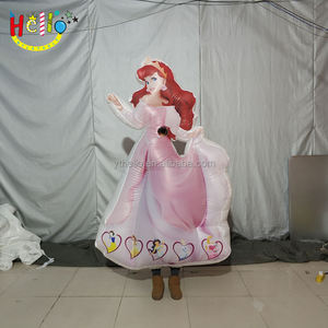 Princesa inflable personalizada/Infanta mascota de dibujos animados traje inflable para caminar - Product Image 4