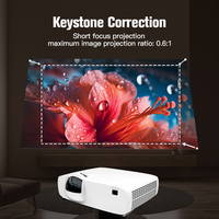 Projecteur laser à courte focale immersif pour cinéma maison, entreprise, éducation, projection connectée par USB