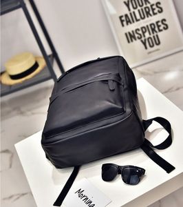 Ba lô du lịch công tác, ba lô học sinh, ba lô đựng laptop nam bằng da PU chống nước, in logo tùy chỉnh, bán chạy - Product Image 4