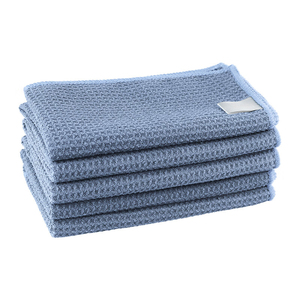 Toalla Absorbente de 400 GSM, 40*40, Secado Rápido, <span class=keywords><strong>para</strong></span> Limpieza Interior de Automóviles, Paños de Microfibra con Tejido Waffle, Logotipo Personalizado - Product Image 4