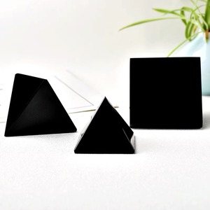 Pirámides de Obsidiana Negra de Alta Calidad para Sanación Reiki, 4cm 5cm 6cm 7cm 8cm, Cristales de Energía Curativa, Venta al por Mayor de Fábrica - Product Image 4