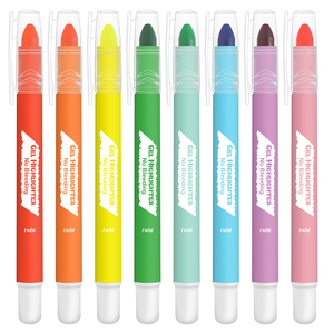 Paquete de 8 Marcadores de Gel de Colores Surtidos - Secado Rápido, Sin Manchas, Para Diario, Estudio y Toma de Notas, Marcadores de Gel Vibrantes - Product Image 2